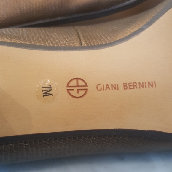 GIANI BERNINI copper peep toe shoes - Picture 7 of 8
